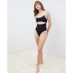UpWest Black and White One-Piece Swimsuit